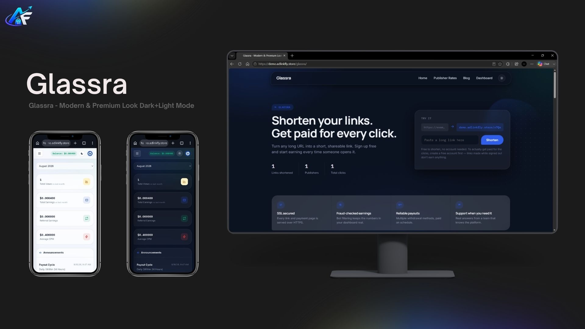 Glassra Theme